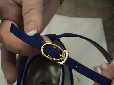 Easy Sandal Buckle Directions